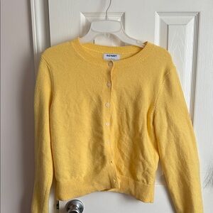 Old Navy Women's Sunny Yellow Cardigan